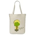 Lulu Think Green Canvas Shopper Tote