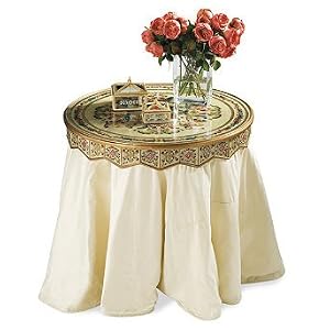 Gemstone Reverse Painting on Glass Table Topper - Sand - Frontgate