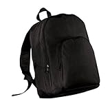 Canvas Backpacks:Port and Company Value Backpack, Black