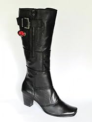 Marco Tozzi Schuhe Damenstiefel Schwarze Damen Langschaft-Stiefel Größe: 41