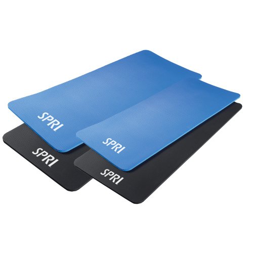 SPRI Pro Exercise Mat for Fitness, Yoga, Pilates, Stretching & Floor Exercises (Available in 55" or 71"L x 24"W x 0.625-Inch Thick)