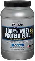 Twinlab 100% Whey Protein Fuel, Strawberry Smash, 2 Pound (907 g) (Pack of 2)