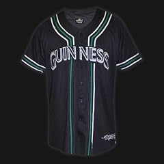 GUINNESS BLACK BASEBALL JERSEY