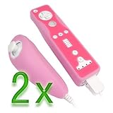 2 Pcs GTMax Soft Rubber Silicone Skin Cover Case - Pink 2 Tone for Nintendo ....