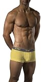 C-in2 2007 Pop Color Low No Show Army Boxer Brief with Sling Support for Men - Aspen Gold