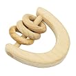 Green Sprouts Natural Wood Crescent Rattle