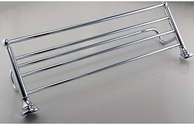 Solid Brass Chrome Finished Square Towel Rack Bathroom Accessories Towel Bars 59013