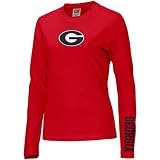 Nike Georgia Bulldogs Red Ladies Classic Logo Long Sleeve T-shirt