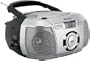 Memorex MP-3109 AM/FM/CD Boombox (Silver and Black)