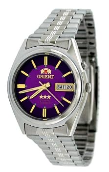 Orient #BEM6Q002V Men's Purple Dial Tri Star Standard Self Winding Automatic Watch