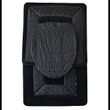 BLACK 3 Piece Embroidered Bathroom Rug/mat Set. Bath Rug/mat, Contour Rug/mat, Toilet Seat Lid Cover