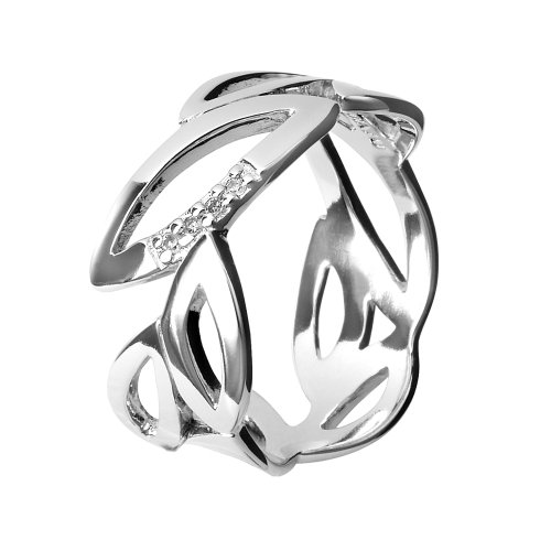 Hot Diamonds Damen-Ring Sterling-Silber 925 Gr. 58 (18.5)  1 Diamant DR077/Q Preisvergleich