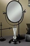 41EZ3C1Cj1L. SL160  Oval Boutique Mirror Stand   Antique Bronze Finish