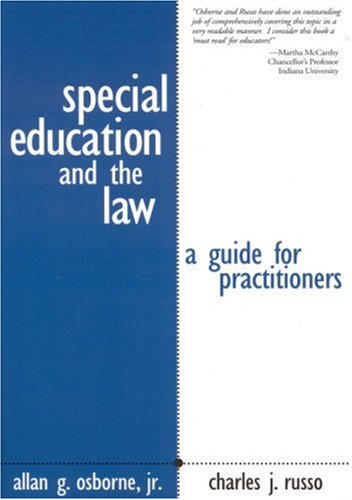 Textbook - Special Education and the Law: A Guide for Practitioners