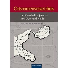 Ortsnamenverzeichnis der Ortschaften jenseits von Oder und Nei�e (Rautenberg)