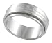 Stainless Steel Faith Fish Spinner Style Flat Band