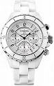 Chanel J12 Chronograph White Ceramic Mens Watch H1007