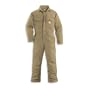 Carhartt FRX010 Flame-Resistant Twill Unlined Coverall Khaki 44 Short