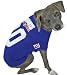 Officially Licensed by the NFL - New York Giants Dog Football Jersey - X-Large (XL)