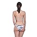 Polovi Women Swimsuit Bathing Suit Ink Painting Bandage Bikini Set 15286C0