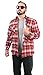 Woodland Supply Co. Men's Brawny Plaid Sherpa Lined Fleece Shirt Jacket