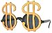 New Dollar Sign Novelty Party Glasses