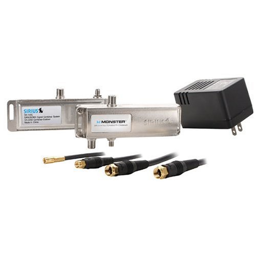 Monster Sirius Satellite Radio/TV Combiner (MSR CMB KIT)