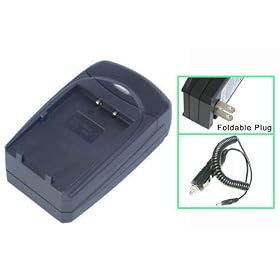 Dekcell Digital Camera Battery Charger for Fuji NP60, Kodak 8499741, KLIC-5000 by DekCell