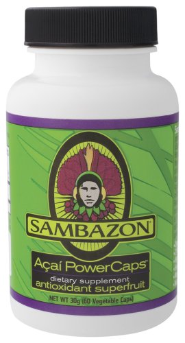 Sambazon Acai - Acai Power Caps, 60 veggie caps