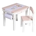Guidecraft Pink Art Table and Chair Set