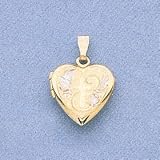 14kt Tri-Color Gold Locket