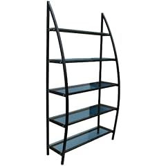 FIGARO Beistellregal Regal Vitrine Farbe schwarz BHT 100*183*35