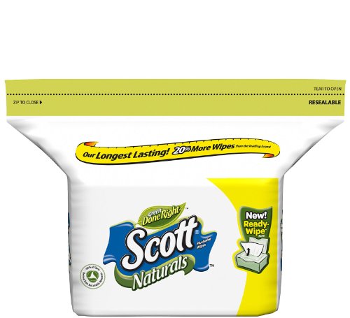 Scott Naturals Scented Moist Wipes Pop-Up Refill,102ct