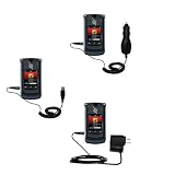 Deluxe Kit for the Motorola MOTORAZR 2 V8 includes a USB cable with Car and Wall Charger - Gomadic Brand w/ TipExchange Technology