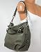 Authentic Coach Soft Pebbled Leather Brooke Hobo Handbag 14142 Grey