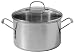 Kitchen & Housewares : Calphalon Tri-Ply Stainless-Steel 8-Quart Stockpot with Glass Lid