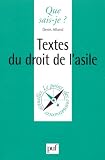 Revue Presses Universitaires de France - PUF  / Textes du droit de l'asile