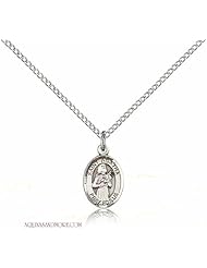 St. Agatha Small Sterling Silver Medal