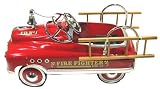 Review syoT Ltd  / 1930s Metal Fire Fighter in Red with Bell and Ladders