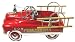 1930s
Metal
Fire
Fighter
in
Red
with
Bell
and
Ladders