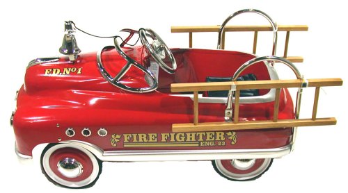 Buy 1930s Metal Fire Fighter in Red with Bell and Ladders online at Discounted New and Used prices. Delivered to your door with Childrens Toyshop.com