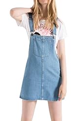 Denim/Polyester Jumpsuit/Mini Dress 