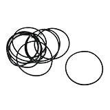 uxcell オイルシール　Oリング　交換用　ブラックラバー　ガスケット　 38 x 1.5mm 　10個入り