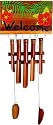 Asli Arts Model CWH551 Hibiscus Welcome Sign Bamboo Chime