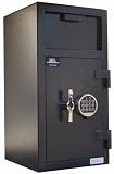 Mesa Safe Company Model MFL2714E Depository Safe with Electronic Lock, Two Tone Gray