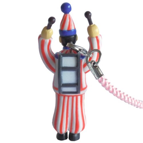 大阪土产 バンザイくいだおれ太郎根付(粉红色