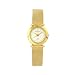 Skagen Women's 107SGGD Classic Swarovski Crystal Gold Tone Mesh White Dial Watch