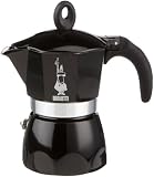 Bialetti Dama Black lackiert 3 Tassen Espressokocher