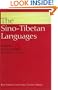 The Sino-Tibetan Languages (Routledge Language Family Series)