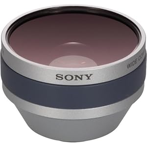 Sony VCL-HG0730X 30mm 0.7x High Grade Wide Angle Conversion Lens for DCR-HC96, DVD92, 203, 403, 405, 505, SR100 & HDRSR1 Camcorders